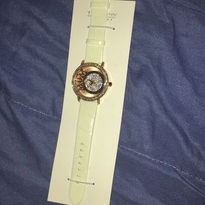 Traci Lynn Rose Gold and Gold Mom Watch